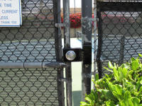 tennis court lock